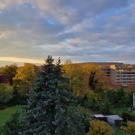 Appartement Vollklimatisierte Maisonette -whirlpool, Dachterrasse, Weitblick, Fahrstuhl, Kliniknaehe Bad Salzuflen