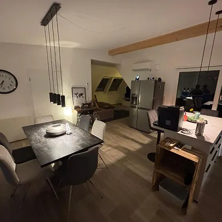 Apartman Vollklimatisierte Maisonette -whirlpool, Dachterrasse, Weitblick, Fahrstuhl, Kliniknaehe Bad Salzuflen