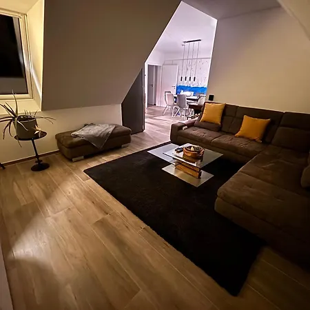 Apartmán Vollklimatisierte Maisonette -whirlpool, Dachterrasse, Weitblick, Fahrstuhl, Kliniknaehe Bad Salzuflen