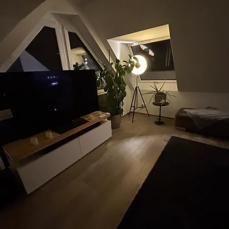 Apartmán Vollklimatisierte Maisonette Wohnung -Whirlpool, Dachterrasse, Weitblick, Fahrstuhl, Kliniknaehe Bad Salzuflen