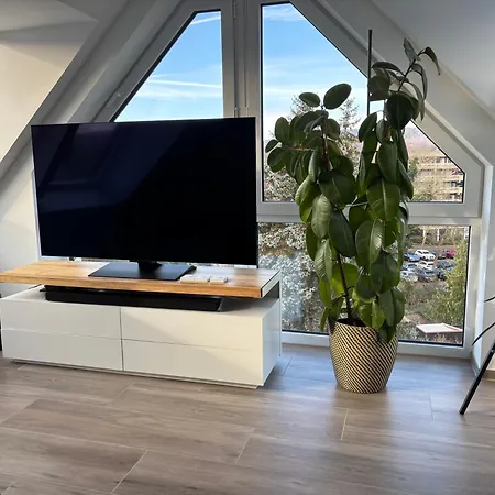 Vollklimatisierte Maisonette -whirlpool, Dachterrasse, Weitblick, Fahrstuhl, Kliniknaehe Apartman Bad Salzuflen