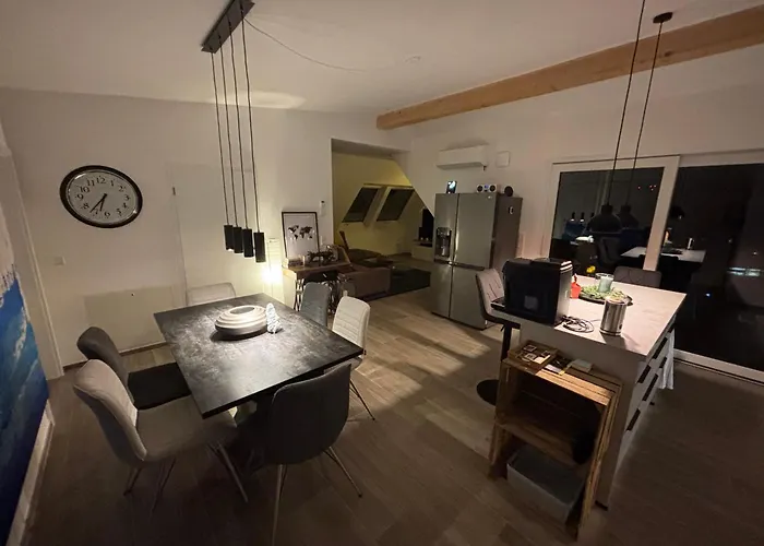 Appartement Luxurioese Maisonette Mit Whirlpool Und Weitblick Im Kurviertel Von Bad Salzuflen