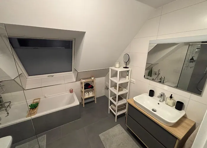 Luxurioese Maisonette Mit Whirlpool Und Weitblick Im Kurviertel Von Appartement Bad Salzuflen