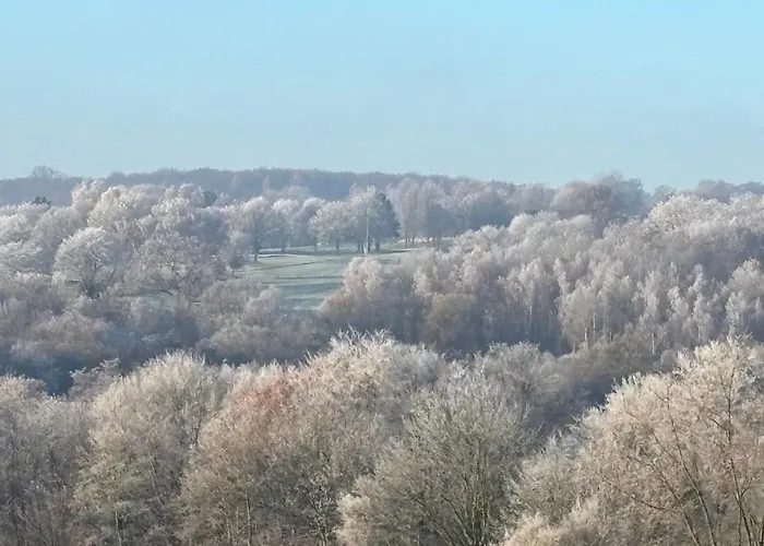 Vollklimatisierte Maisonette Wohnung -Whirlpool, Dachterrasse, Weitblick, Fahrstuhl, Kliniknaehe Apartmán Bad Salzuflen